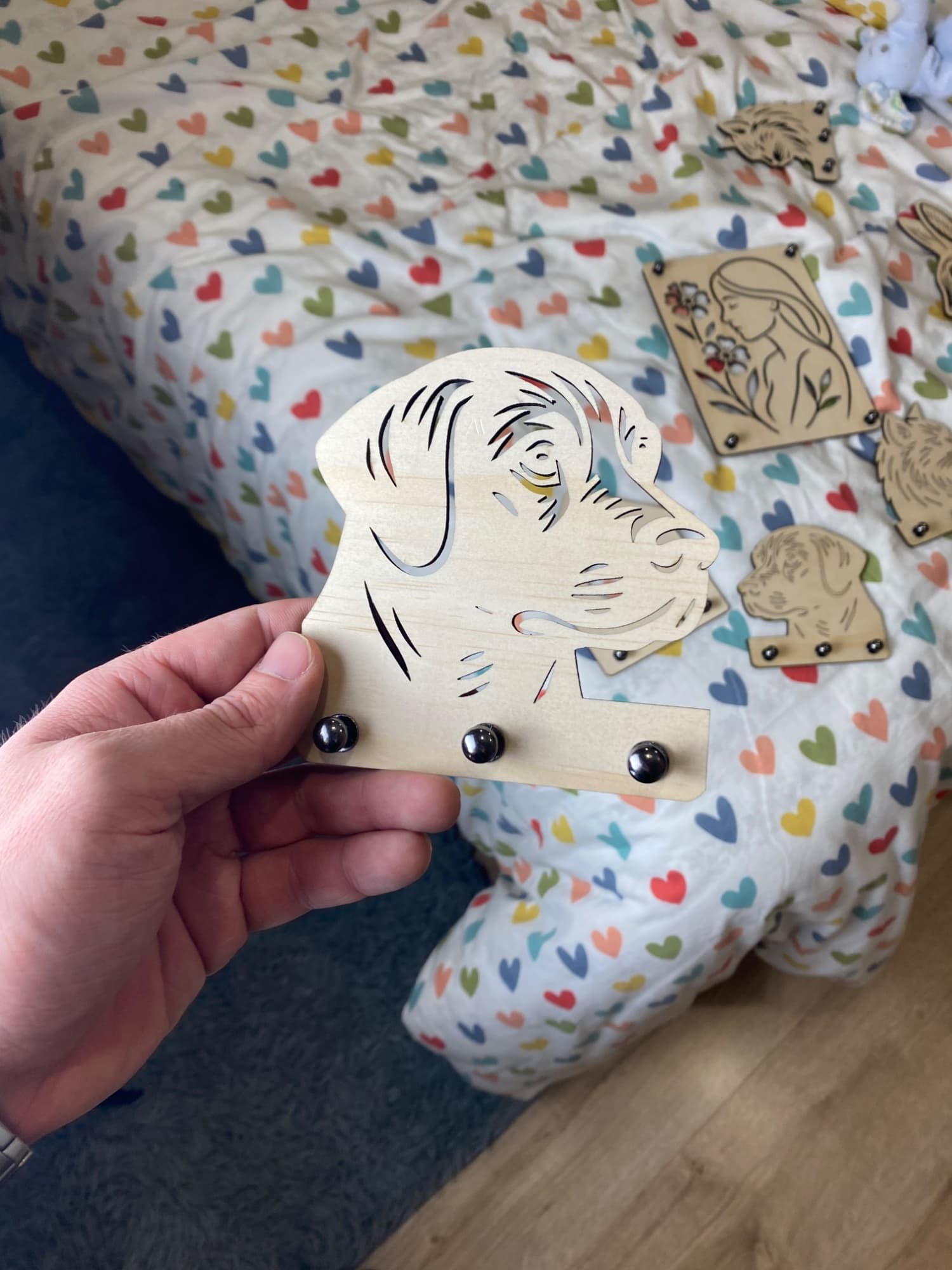 Věšáček na klíče - pes